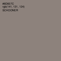 #8D837C - Schooner Color Image