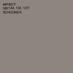 #8F857F - Schooner Color Image