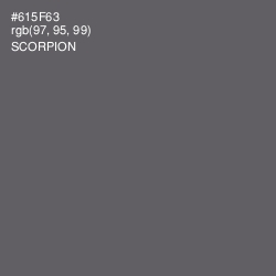 #615F63 - Scorpion Color Image