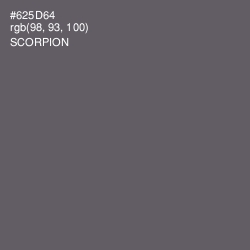 #625D64 - Scorpion Color Image