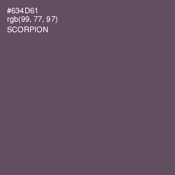 #634D61 - Scorpion Color Image