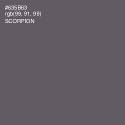 #635B63 - Scorpion Color Image