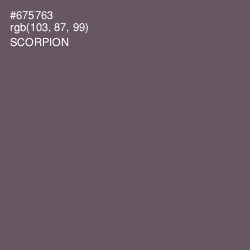 #675763 - Scorpion Color Image
