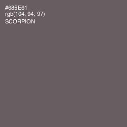 #685E61 - Scorpion Color Image