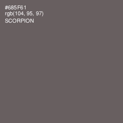 #685F61 - Scorpion Color Image