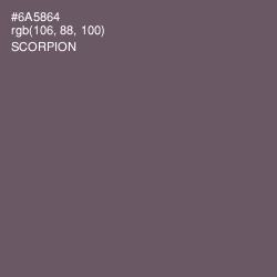 #6A5864 - Scorpion Color Image
