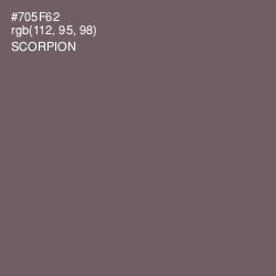 #705F62 - Scorpion Color Image