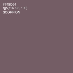 #745D64 - Scorpion Color Image