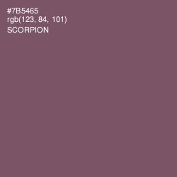 #7B5465 - Scorpion Color Image