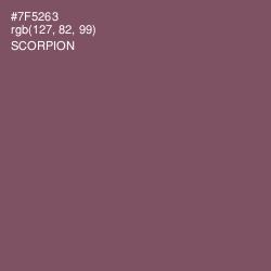 #7F5263 - Scorpion Color Image