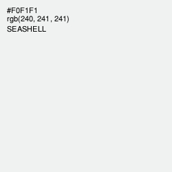 #F0F1F1 - Seashell Color Image