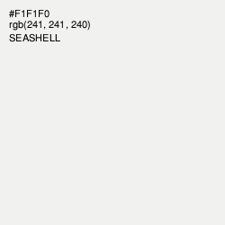 #F1F1F0 - Seashell Color Image