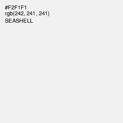 #F2F1F1 - Seashell Color Image