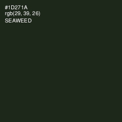 #1D271A - Seaweed Color Image