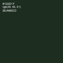 #1D2D1F - Seaweed Color Image