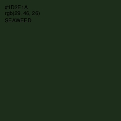 #1D2E1A - Seaweed Color Image