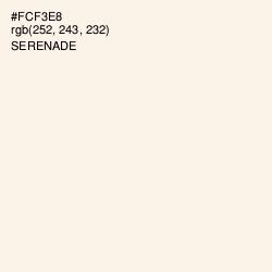 #FCF3E8 - Serenade Color Image