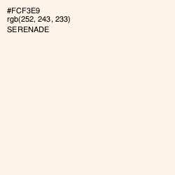 #FCF3E9 - Serenade Color Image