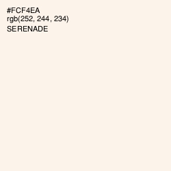 #FCF4EA - Serenade Color Image