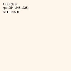 #FEF5EB - Serenade Color Image