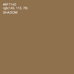 #8F714E - Shadow Color Image