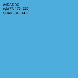 #4DADDC - Shakespeare Color Image