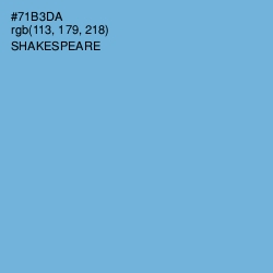 #71B3DA - Shakespeare Color Image