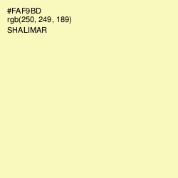 #FAF9BD - Shalimar Color Image
