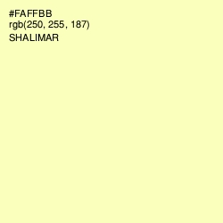 #FAFFBB - Shalimar Color Image