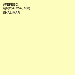 #FEFEBC - Shalimar Color Image