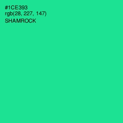 #1CE393 - Shamrock Color Image
