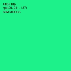 #1DF189 - Shamrock Color Image