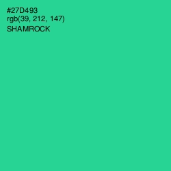 #27D493 - Shamrock Color Image