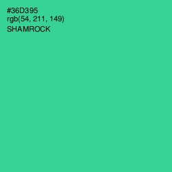 #36D395 - Shamrock Color Image