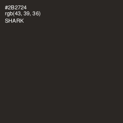 #2B2724 - Shark Color Image