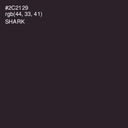 #2C2129 - Shark Color Image