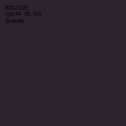 #2C232E - Shark Color Image