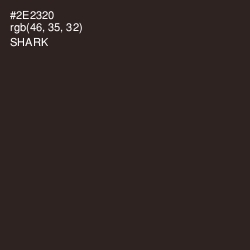 #2E2320 - Shark Color Image