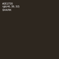 #2E2720 - Shark Color Image