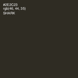 #2E2C23 - Shark Color Image