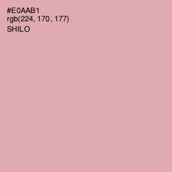 #E0AAB1 - Shilo Color Image