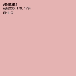 #E6B3B3 - Shilo Color Image
