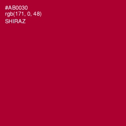 #AB0030 - Shiraz Color Image