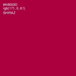 #AB003D - Shiraz Color Image