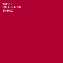 #AF0131 - Shiraz Color Image