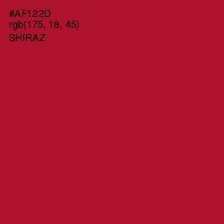 #AF122D - Shiraz Color Image
