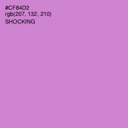 #CF84D2 - Shocking Color Image
