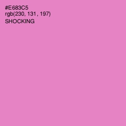#E683C5 - Shocking Color Image