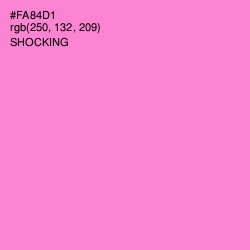 #FA84D1 - Shocking Color Image