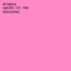 #FD89C6 - Shocking Color Image